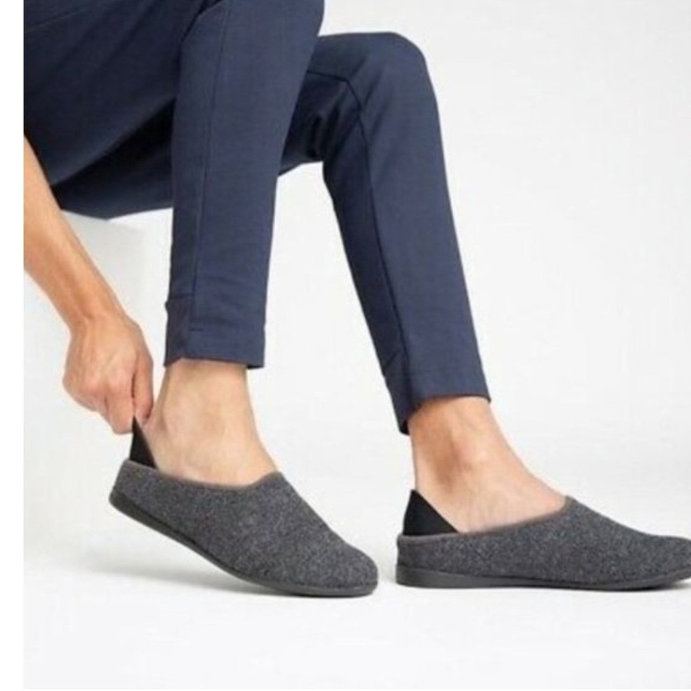 Mahabis classic felted slip on lounge slipper shoe casual EU 44 US